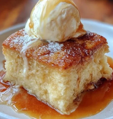 Grandmas Oldfashioned Apple Dumpling Cake