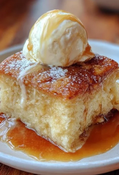 Grandmas Oldfashioned Apple Dumpling Cake