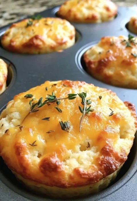 Herb-infused Keto Biscuit Recipe Low Carb Thyme Muffin Tin Biscuits Savory Herb Keto Muffins Easy Low Carb Herb Biscuits I...