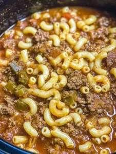 Heritage-Style Hearty Beef and Macaroni Soup