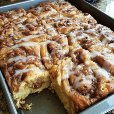 Holiday Table Cinnabon Cinnamon Roll Cake