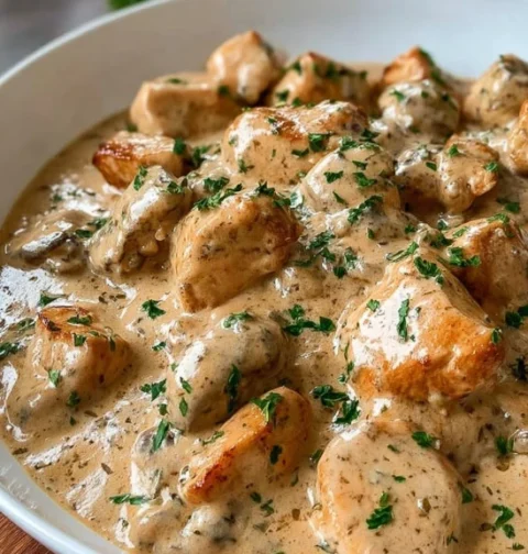 Homemade Chicken Stroganoff