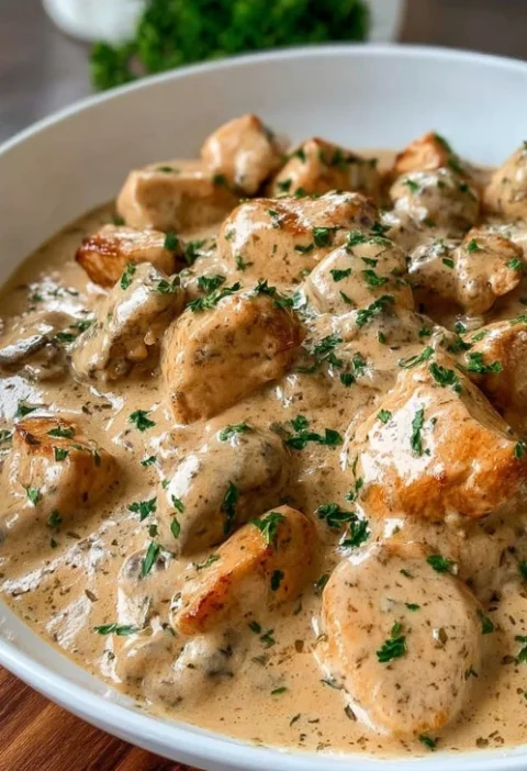 Homemade Chicken Stroganoff