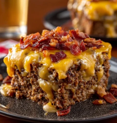 Low Carb Bacon Cheddar Meatballs