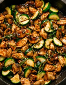 Low Carb Chicken and Zucchini Stir-Fry