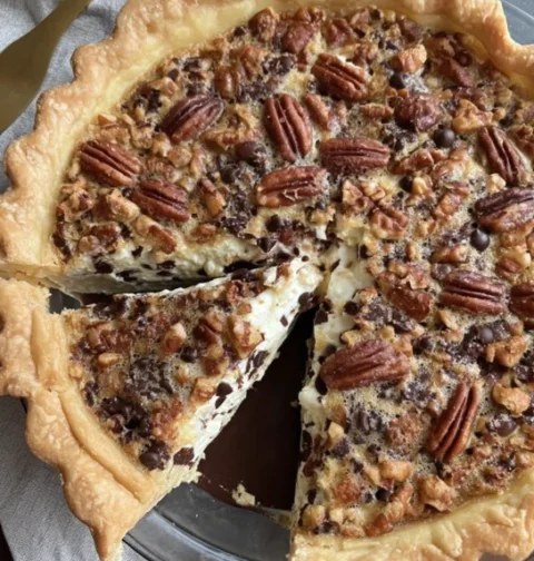 Nana's Cream Cheese Pecan Pie Recipe Best Family Pecan Pie With Cream Cheese Homemade Cream Cheese Pecan Pie Nana's Secret...