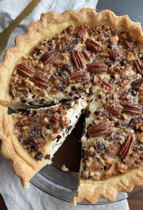 Nana's Cream Cheese Pecan Pie Recipe Best Family Pecan Pie With Cream Cheese Homemade Cream Cheese Pecan Pie Nana's Secret...