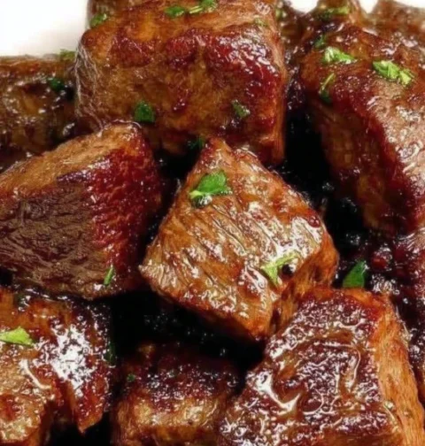 Nanas Familyfavorite Garlic Butter Steak Bites