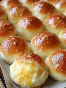 Nana’s Warm Cheesy Bread Buns