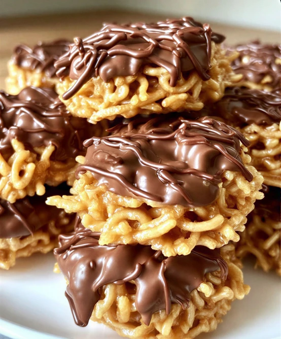 Nanas Sweet Chocolate Peanut Butter Haystacks