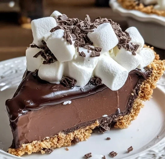 Nobake Chocolate Marshmallow Pie