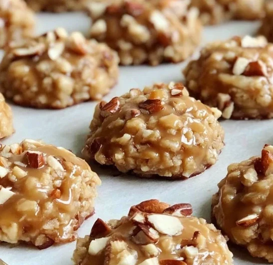 Nobake Coconut Praline Cookies
