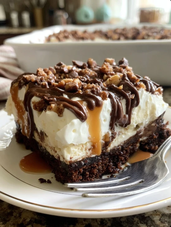 Oldfashioned Farmhouse Chocolate Delight Dessert