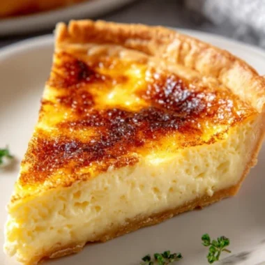 Oldfashioned Vanilla Bean Custard Tart