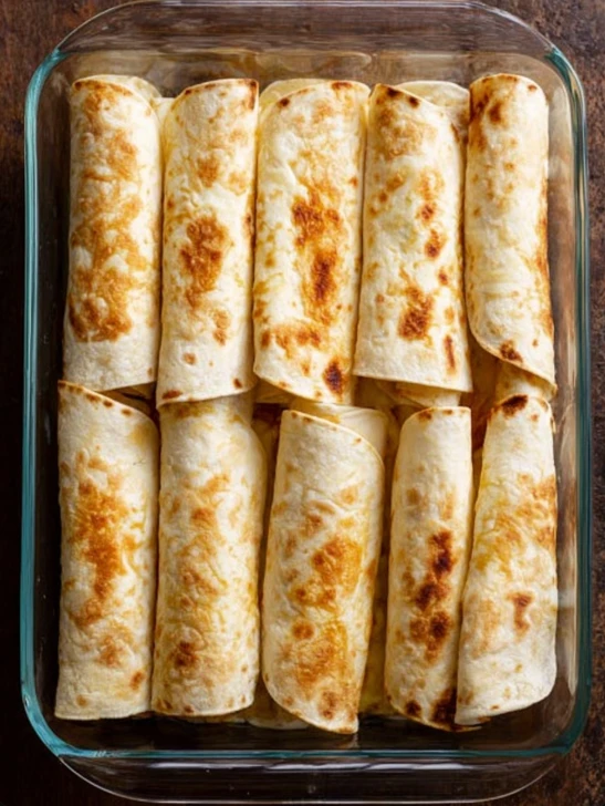 Oven Baked Chicken Enchiladas