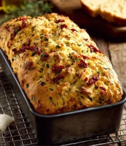 Oven Baked Sun-Dried Tomato and Herb Bread