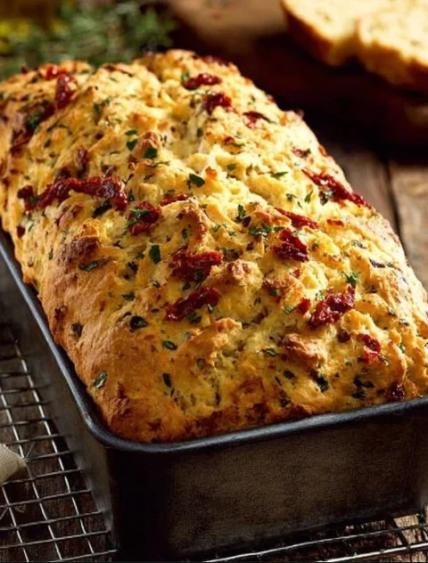 Oven Baked Sun-dried Tomato Bread Recipe Homemade Sun-dried Tomato Herb Bread Easy Oven Baked Tomato Bread Best Herbs For ...