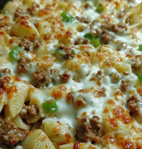 Philly Cheese Steak Casserole Recipe Easy Church Supper Casserole Warm Philly Cheese Steak Bake Best Cheese Steak Casserol...