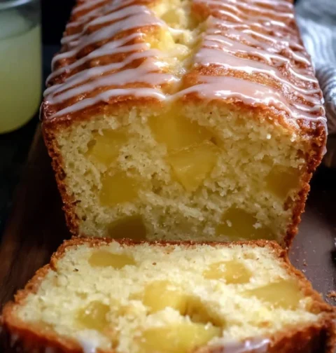 Pineapple Quick Bread Recipe Easy Pineapple Bread Best Pineapple Quick Bread Homemade Pineapple Bread Gluten-free Pineappl...
