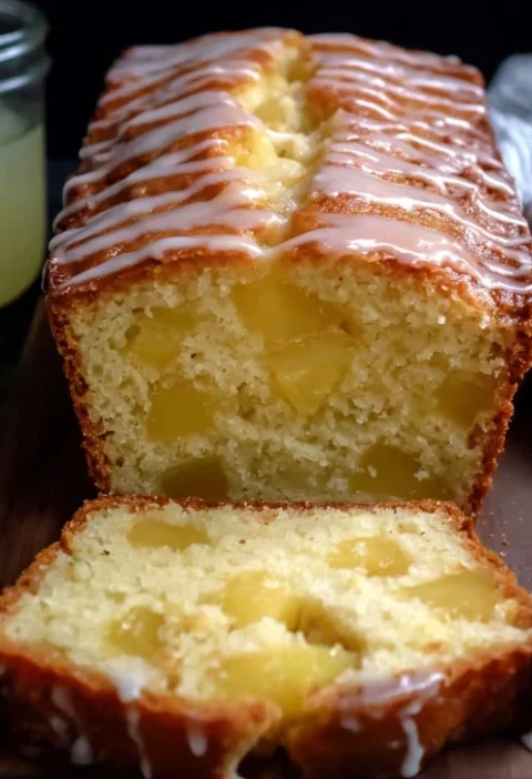 Pineapple Quick Bread Recipe Easy Pineapple Bread Best Pineapple Quick Bread Homemade Pineapple Bread Gluten-free Pineappl...