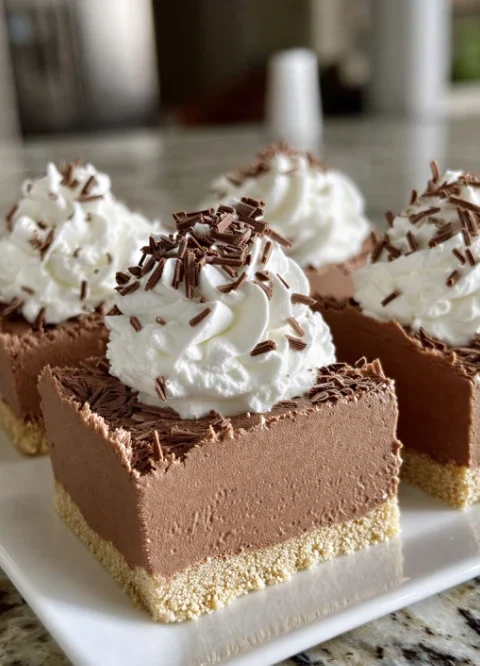 Retro Bakery French Silk Pie Bars