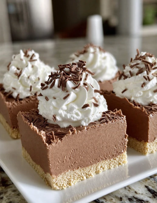 Retro Bakery French Silk Pie Bars