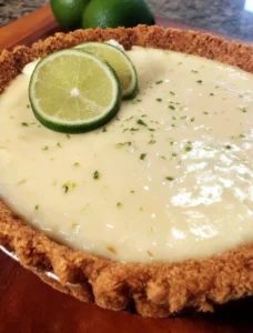 Retro Bakery Style Key Lime Pie