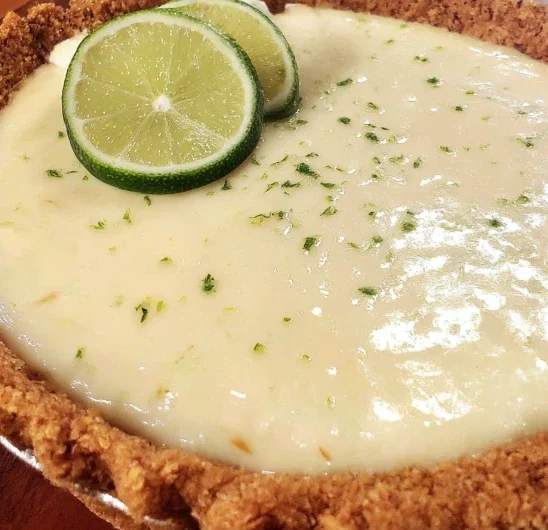 Retro Bakery Style Key Lime Pie