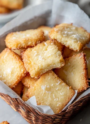 Slice Bake Coconut Shortbread Cookies