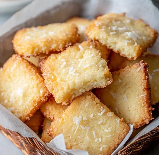 Slice Bake Coconut Shortbread Cookies