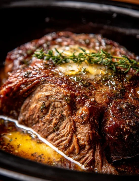 Slow Cooker 4-Ingredient Buttery Pepper Beef