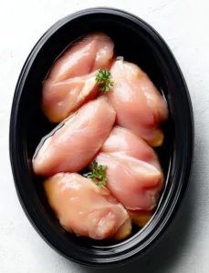 Slow Cooker 5-Ingredient Salsa Chicken