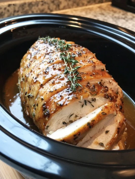 Slow Cooker Amish Maple Turkey Breast