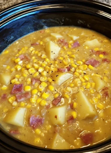 Slow Cooker Amish Corn Chowder