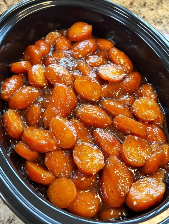 Slow Cooker Amish Honey Glazed Carrots