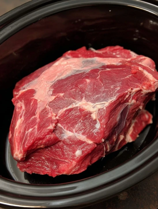 Slow cooker balsamic beef