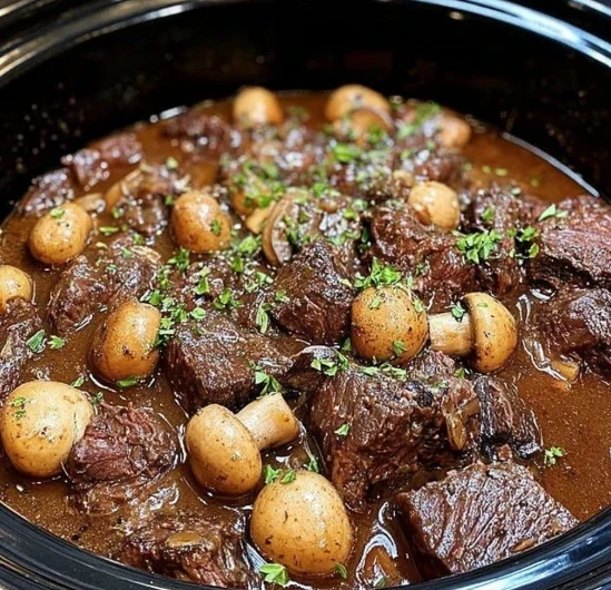 Slow Cooker Beef Bourguignon
