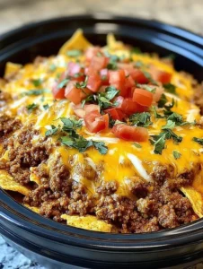 Slow Cooker Chili Frito Pie