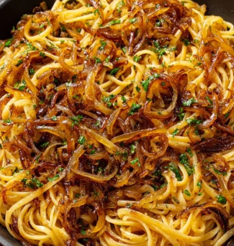 Slow Cooker Garlic Herb Linguine Recipe Easy Garlic Herb Linguine Slow Cooker Best Caramelized Onions Linguine Recipe Low ...
