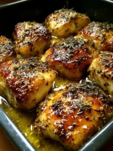 Slow Cooker Herb-Crusted Chicken Fillets with Lemon Butter Sauce