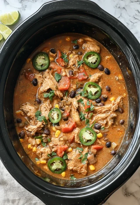 Slow Cooker Santa Chicken