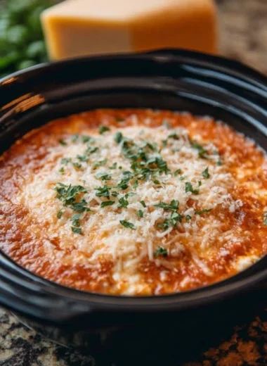 Slow Cooker Tomato Parmesan Soup