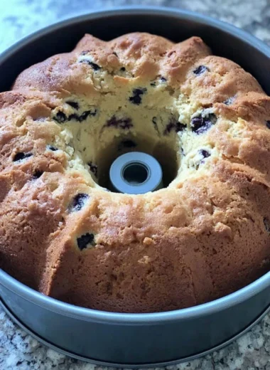 Sour Cream Blueberry Coffee Cake