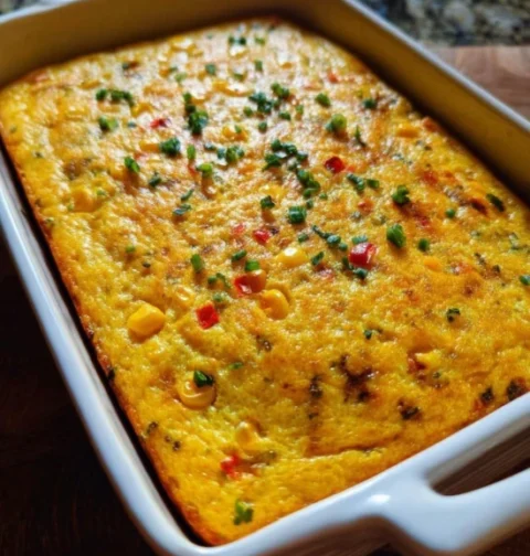 Southern Corn Casserole Recipe Easy Southern Corn Casserole Homemade Southern Corn Casserole Best Southern Corn Casserole ...