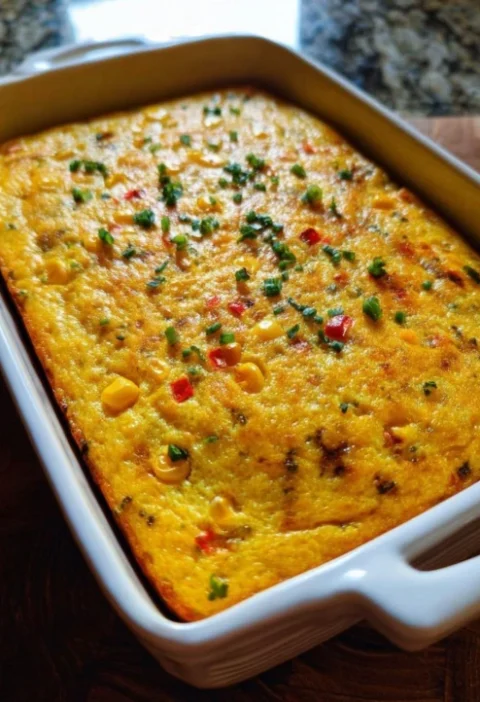 Southern Corn Casserole Recipe Easy Southern Corn Casserole Homemade Southern Corn Casserole Best Southern Corn Casserole ...