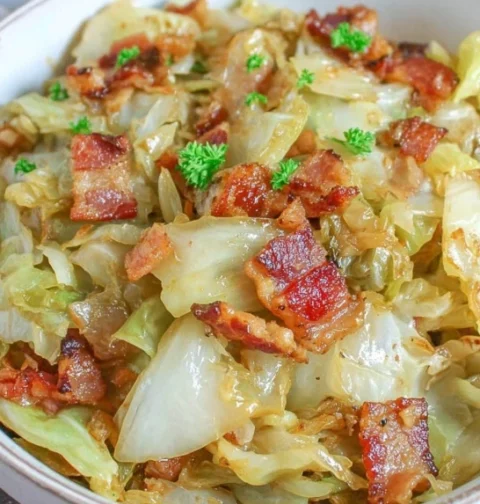 Southern Fried Cabbage Recipe Best Southern Fried Cabbage Easy Southern Fried Cabbage How To Make Southern Fried Cabbage S...