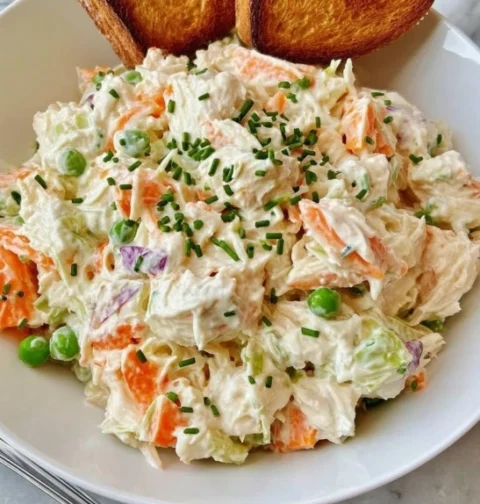 Southern Potluck Seafood Salad Recipe Creamy Imitation Crab Salad Ideas Best Seafood Salad For Potluck Southern Creamy Cra...