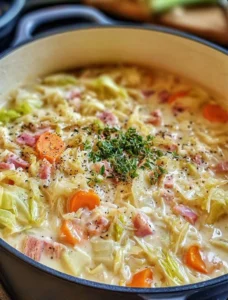 Southern-Style Creamy Cabbage Soup