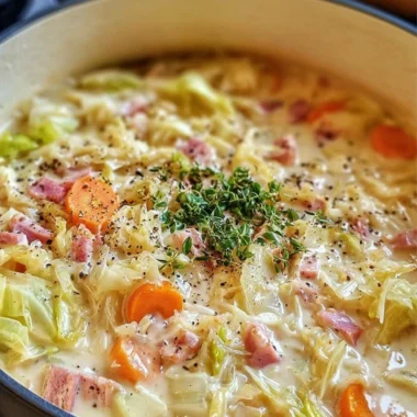 Southernstyle Creamy Cabbage Soup