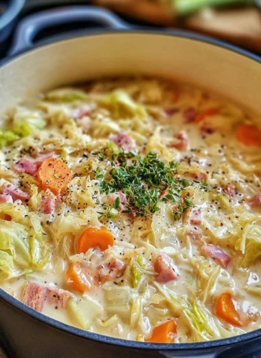 Southernstyle Creamy Cabbage Soup
